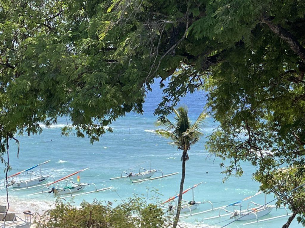 met begeleiding aan zee in Sanur Bali